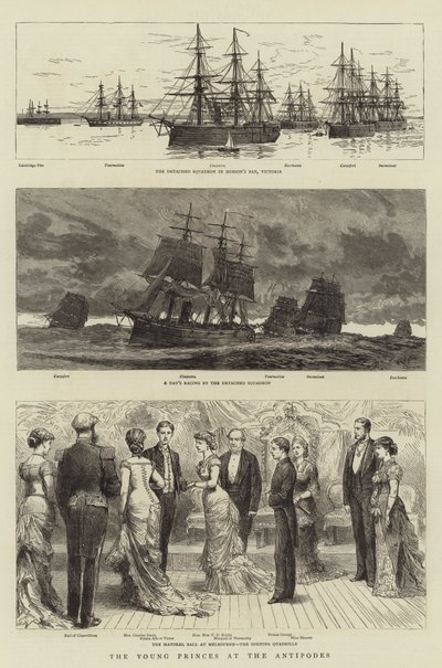 The Young Princes at the Antipodes by William Lionel Wyllie